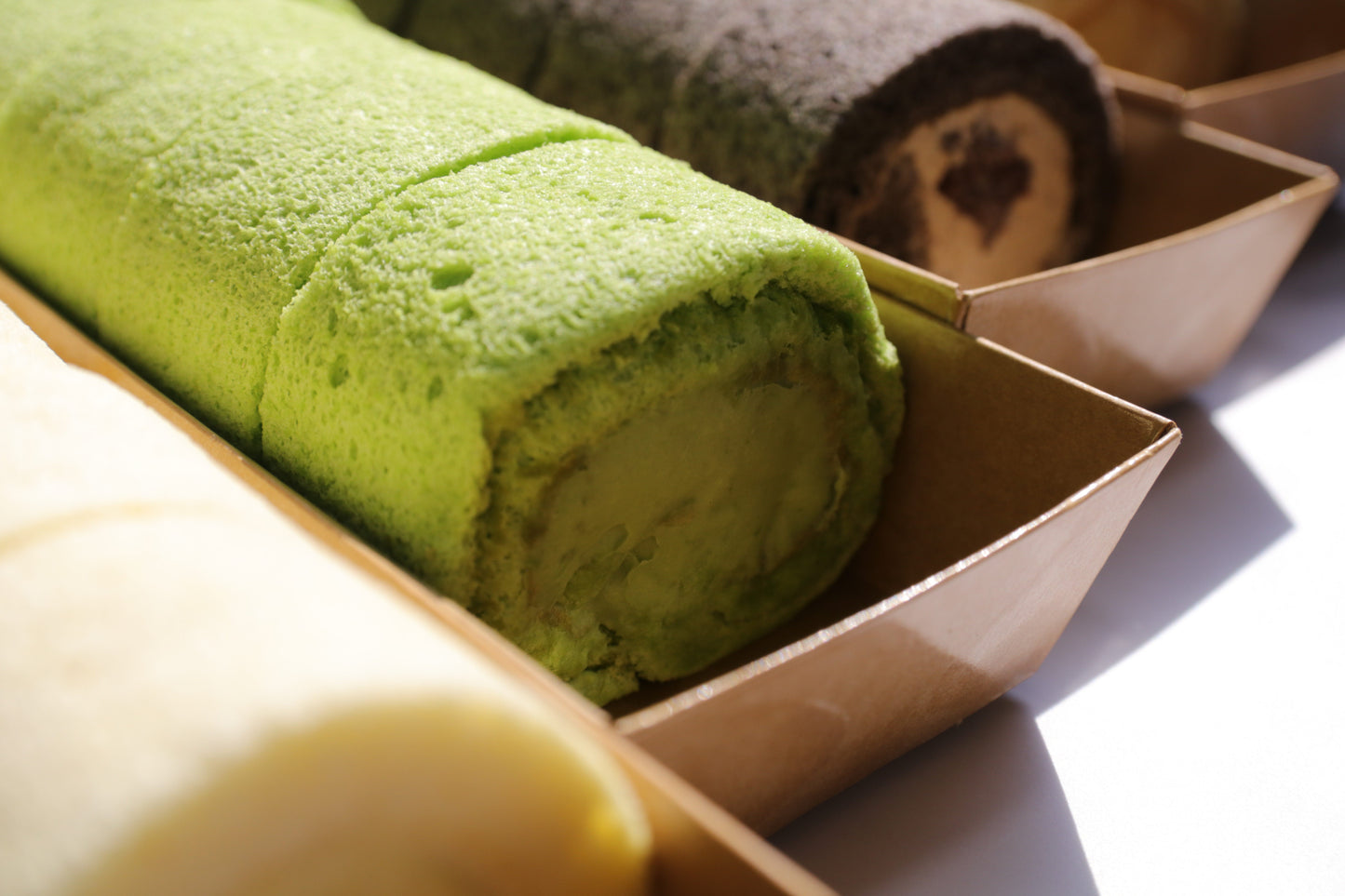 Pandan Kaya Roll Cake